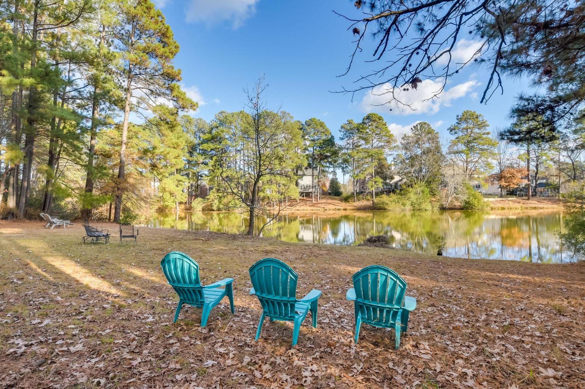 Peaceful Durham Retreat On Pond With Huge Deck! Βίλα Εξωτερικό φωτογραφία